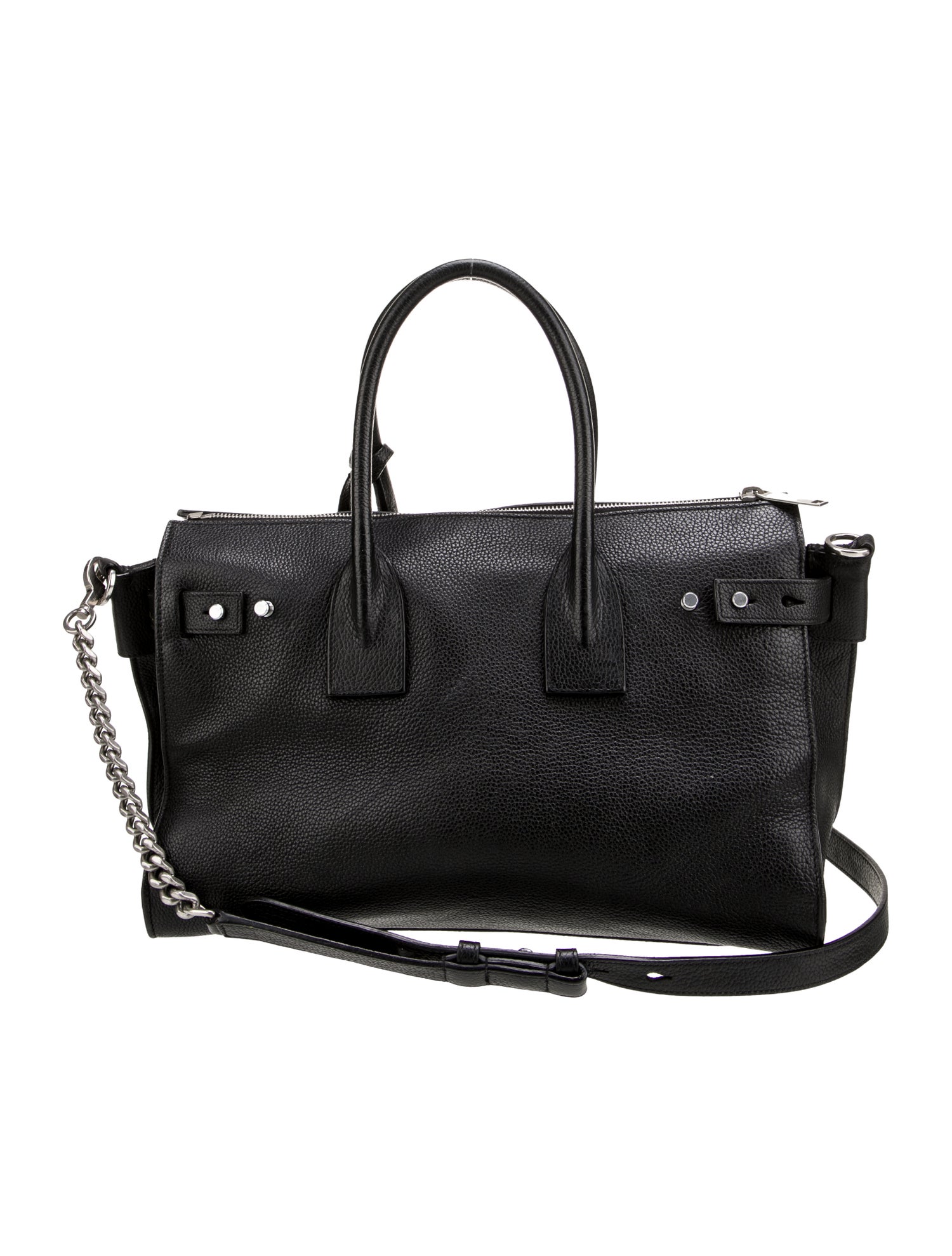 Saint Laurent Leather Sac De Jour Small